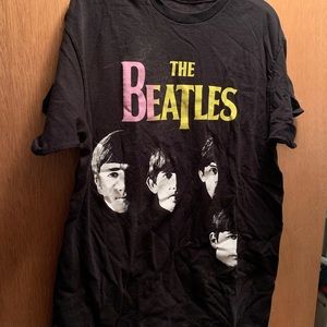 Beatles group T-shirt black medium